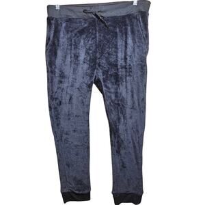 Spark Black Fuzzy Lounge Pants Size 1X